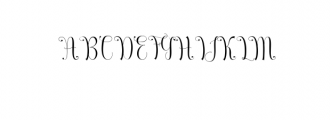 Armadilla.otf Font UPPERCASE