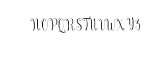 Armadilla.otf Font UPPERCASE