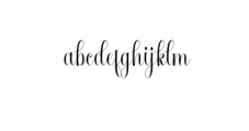 Armadilla.otf Font LOWERCASE