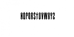 Arrowman Font UPPERCASE