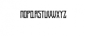 Arsenic.otf Font UPPERCASE