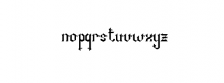 Arshaka.otf Font LOWERCASE