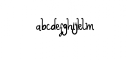 ArsyaEdelwiess-Sans.otf Font LOWERCASE