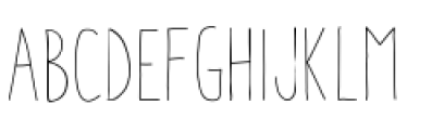Aracne Condensed Soft Light Font UPPERCASE