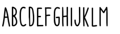 Aracne Condensed Soft Regular Font LOWERCASE