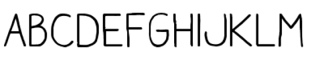Aracne Regular Font LOWERCASE