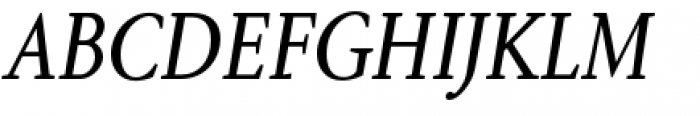 Aragon Condensed Italic Font UPPERCASE