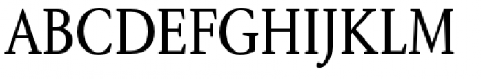 Aragon Condensed Regular Font UPPERCASE