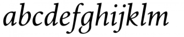 Aragon Italic Font LOWERCASE