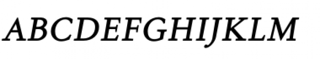 Aragon SC Italic Font LOWERCASE