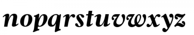 Argent Bold Italic Font LOWERCASE