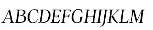 Argent Thin Italic Font UPPERCASE