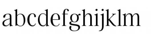 Argent Thin Font LOWERCASE