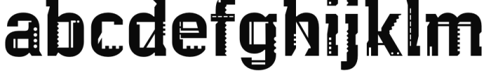 Argot Machine Regular Font LOWERCASE