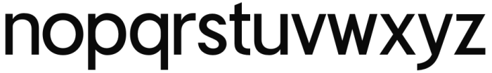 Arista Sans Regular Font LOWERCASE