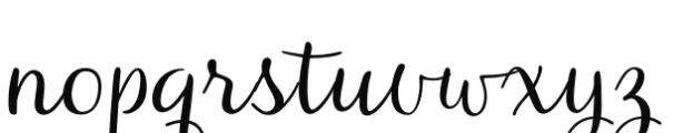 Aristelle Script Font LOWERCASE