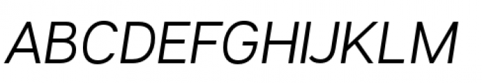 Articulat Normal Oblique Font UPPERCASE