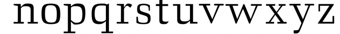 ARCHIBALD, A Classic Slab Serif Font LOWERCASE