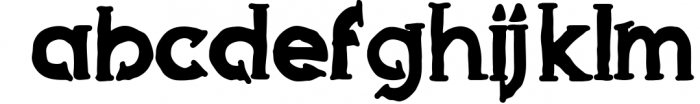 ARMED Font LOWERCASE