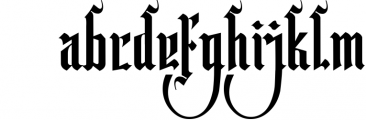 Arakunda Challiraphy Font LOWERCASE