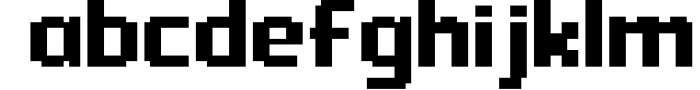 Arcade Typeface Font LOWERCASE