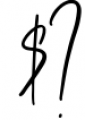 Argents Signature Font 1 Font OTHER CHARS