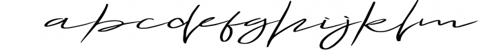 Ariel Signature 1 Font LOWERCASE