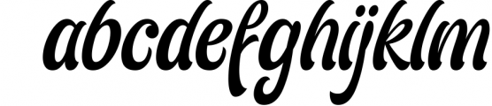 Ariestha Script Font LOWERCASE