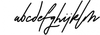 Arion Signature Font Font LOWERCASE
