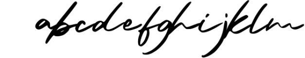 Arista Signature - Modern Signature Font Font LOWERCASE