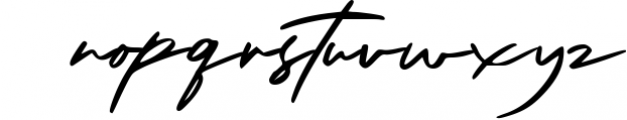 Arista Signature - Modern Signature Font Font LOWERCASE
