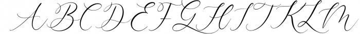 Arletta Stylist Modern Script Font Font UPPERCASE