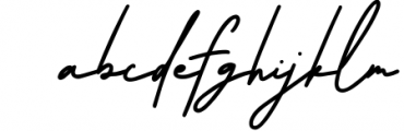 Arlobuns Signature Font LOWERCASE