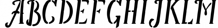 Armament Family 1 Font UPPERCASE