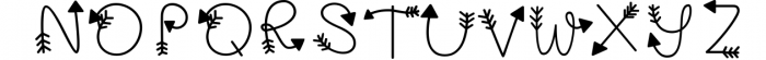 Arrow Monogram A Hand-Lettered Monogram Font Font UPPERCASE