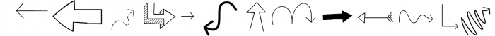 Arrows - A Doodle Font Font LOWERCASE