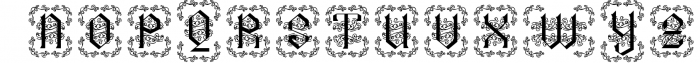 Arshaka Monogram Font - 4 Style Monogram 3 Font UPPERCASE