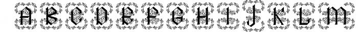 Arshaka Monogram Font - 4 Style Monogram 3 Font LOWERCASE