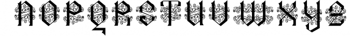 Arshaka Monogram Font - 4 Style Monogram Font UPPERCASE