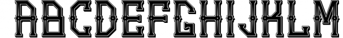 Artdeco (family font) Font LOWERCASE