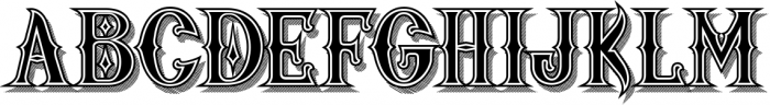 Artedoms typeface 3 Font LOWERCASE