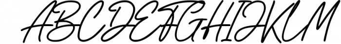 Artemay Bright - Signature Script Font Font UPPERCASE