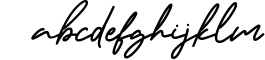 Artemay Bright - Signature Script Font Font LOWERCASE