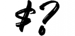 Artsender Brush Calligraphy Font Font OTHER CHARS