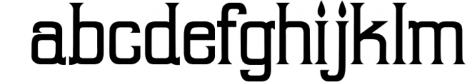 Artum - Serif font family 1 Font LOWERCASE