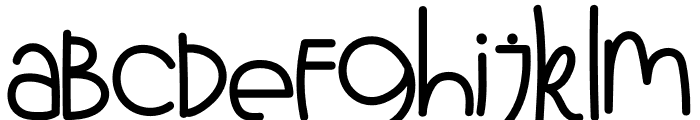 ARBBIE BUBBLE Font LOWERCASE