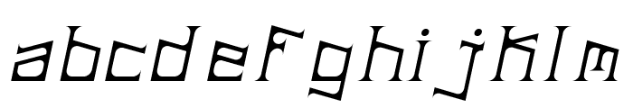 ArDeck Italic Font LOWERCASE