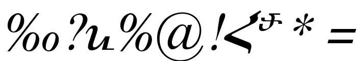 ArTarumianMatenagir  Italic Font OTHER CHARS