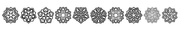 Arabesque Ornaments Font OTHER CHARS