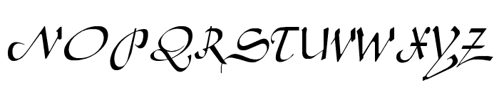 Arabian Regular Font UPPERCASE